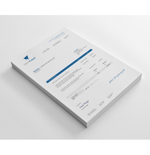 Clean and Modern Sales Order Template Design - Sage X3